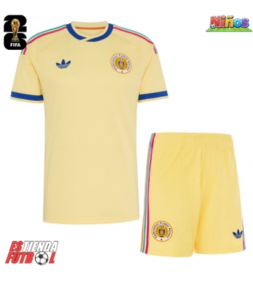 Curazao Segunda Equipación Niños Mundial 2026 Manga Corta (+ Pantalones cortos)